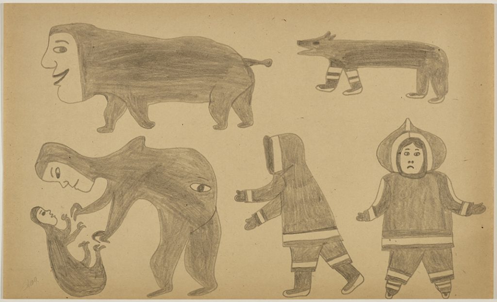 Two four-legged creatures on the top of the page